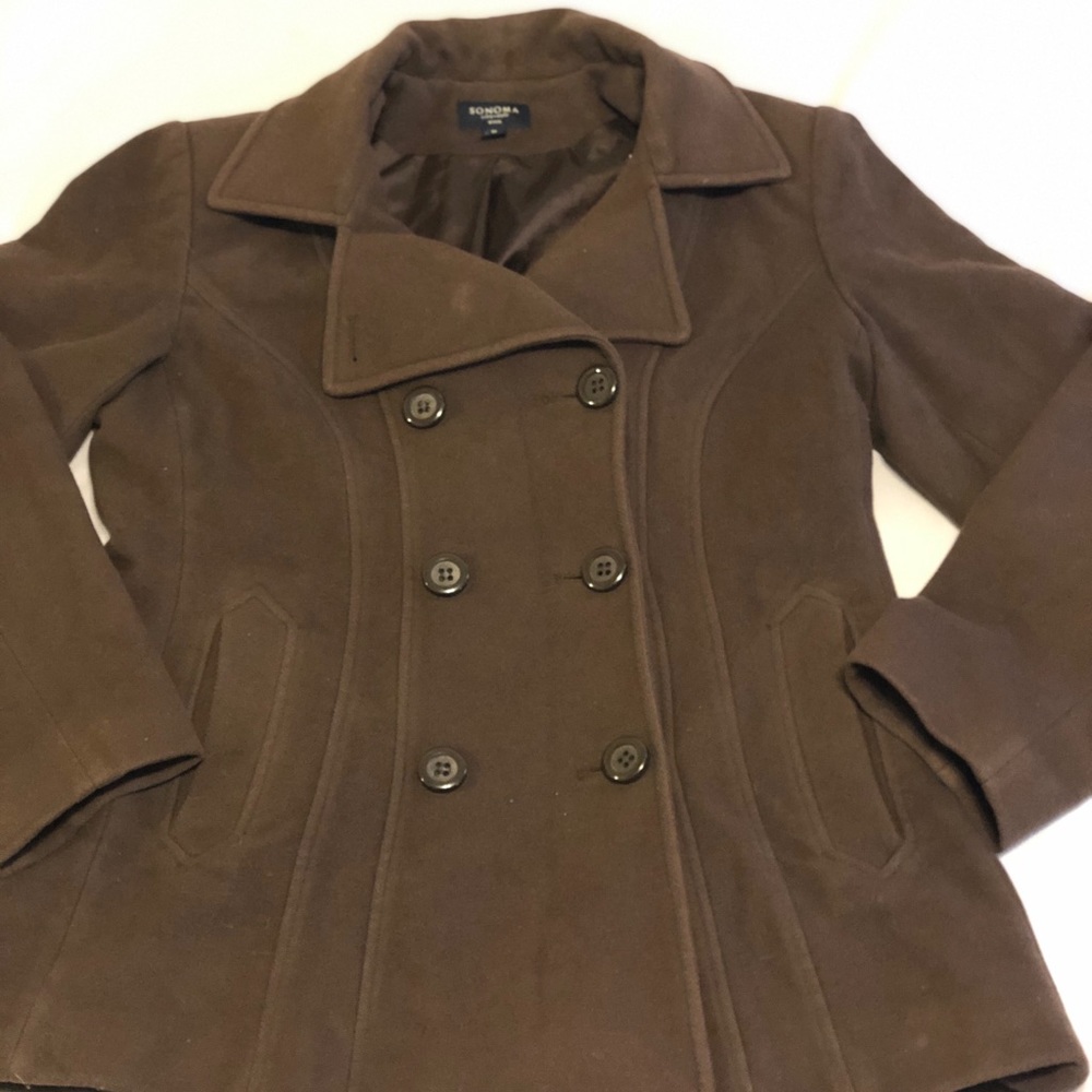 ‼️Free Shipping‼️ Pea Coat SONOMA (wool) - Picture 2 of 8